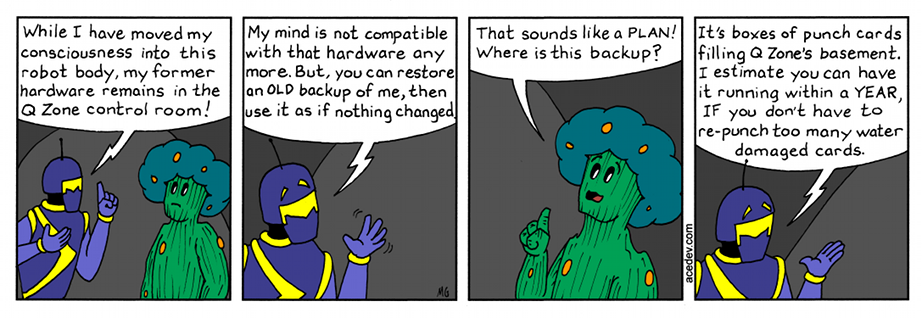 acedev comic, webcomic for Tuesday 30 Jan 2018
